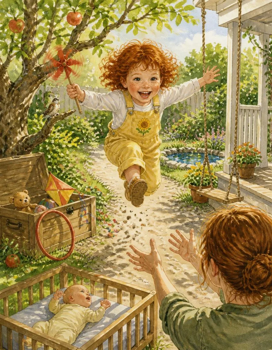 Pagina 2 van "Tess en het rustige takje van Pip"