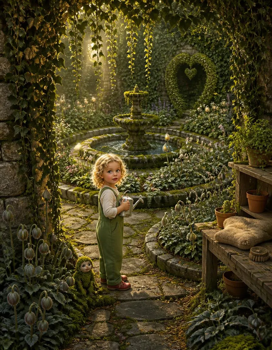 Página 1 de "El jardín secreto de las palabras amables de Lucía"