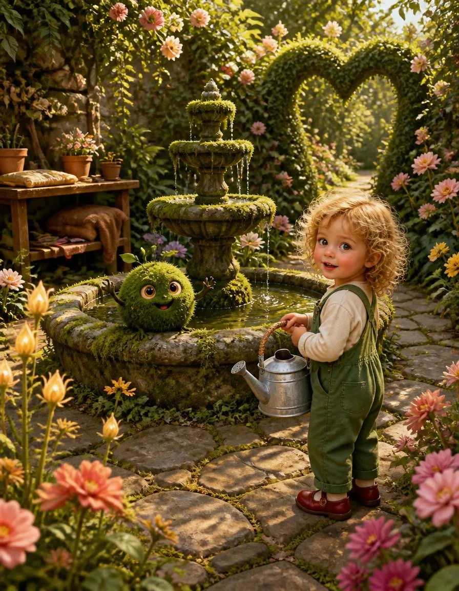 Página 2 de "El jardín secreto de las palabras amables de Lucía"