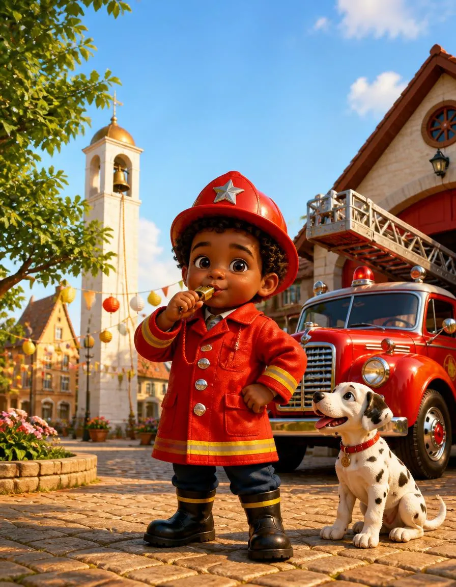Das Cover von „Finn, der kleine Feuerwehrchef“