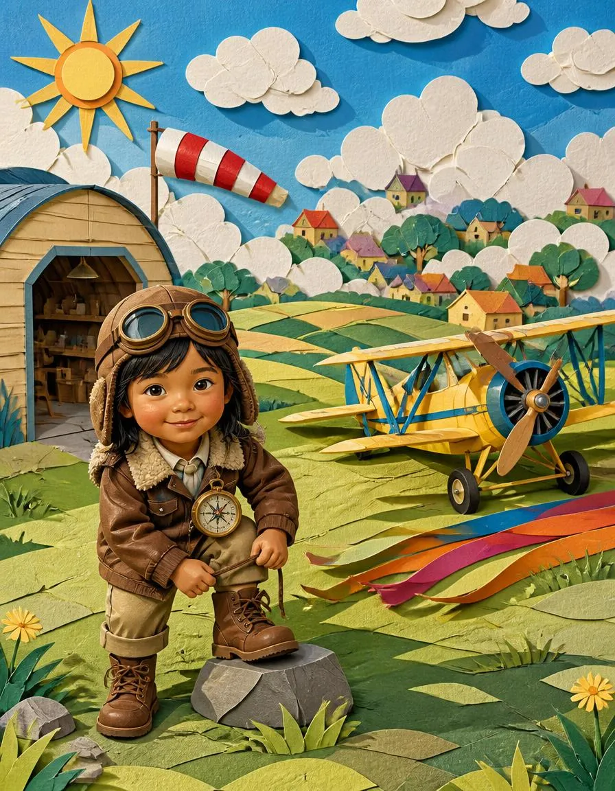 Page 1 of "Diego's First Flight: The Rainbow Run"