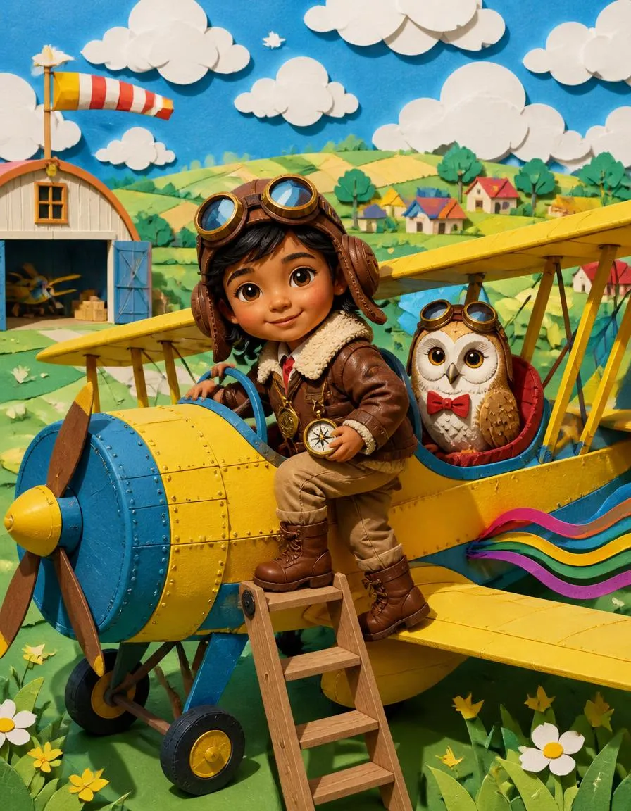 Page 3 of "Diego's First Flight: The Rainbow Run"
