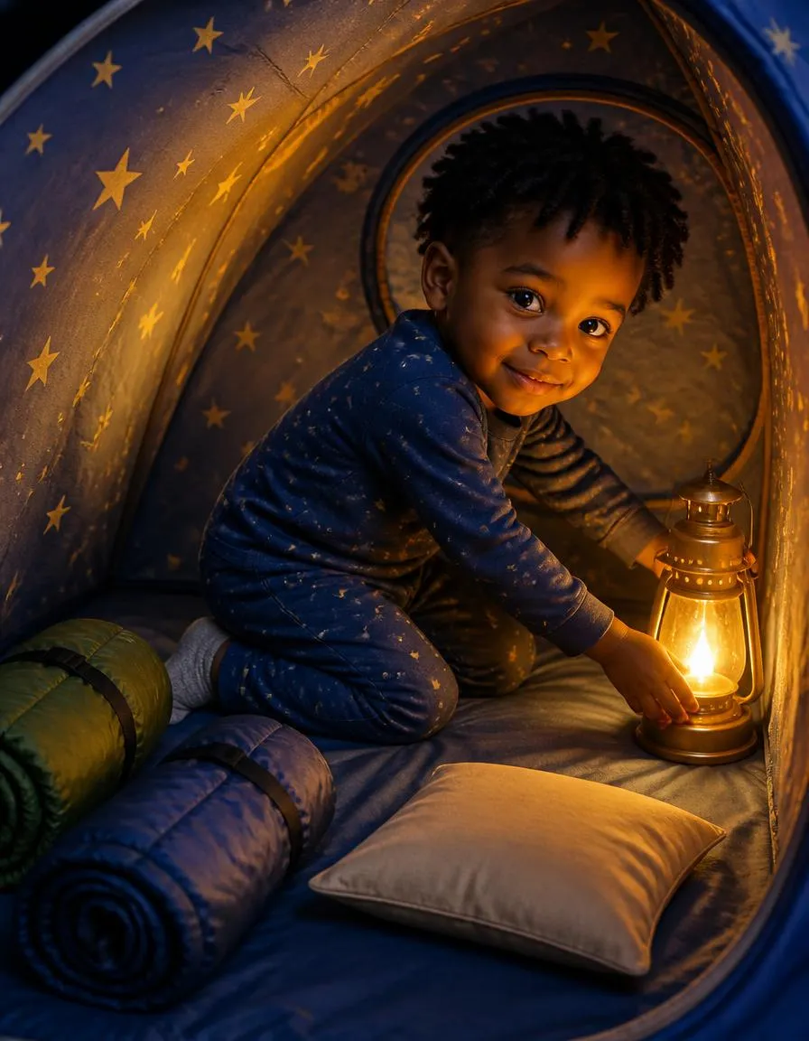 Page 3 of "Kofi's Backyard Campout Night"