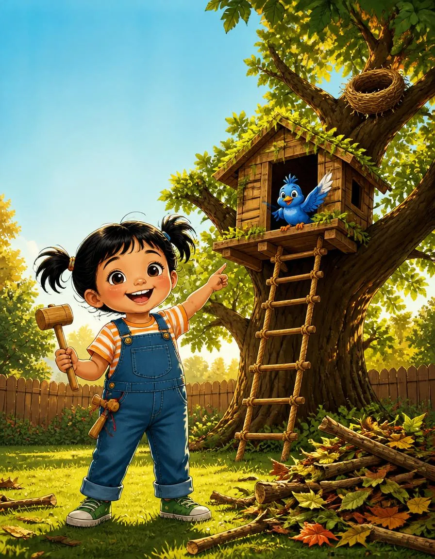 The cover of "Ravi's Secret Treehouse"