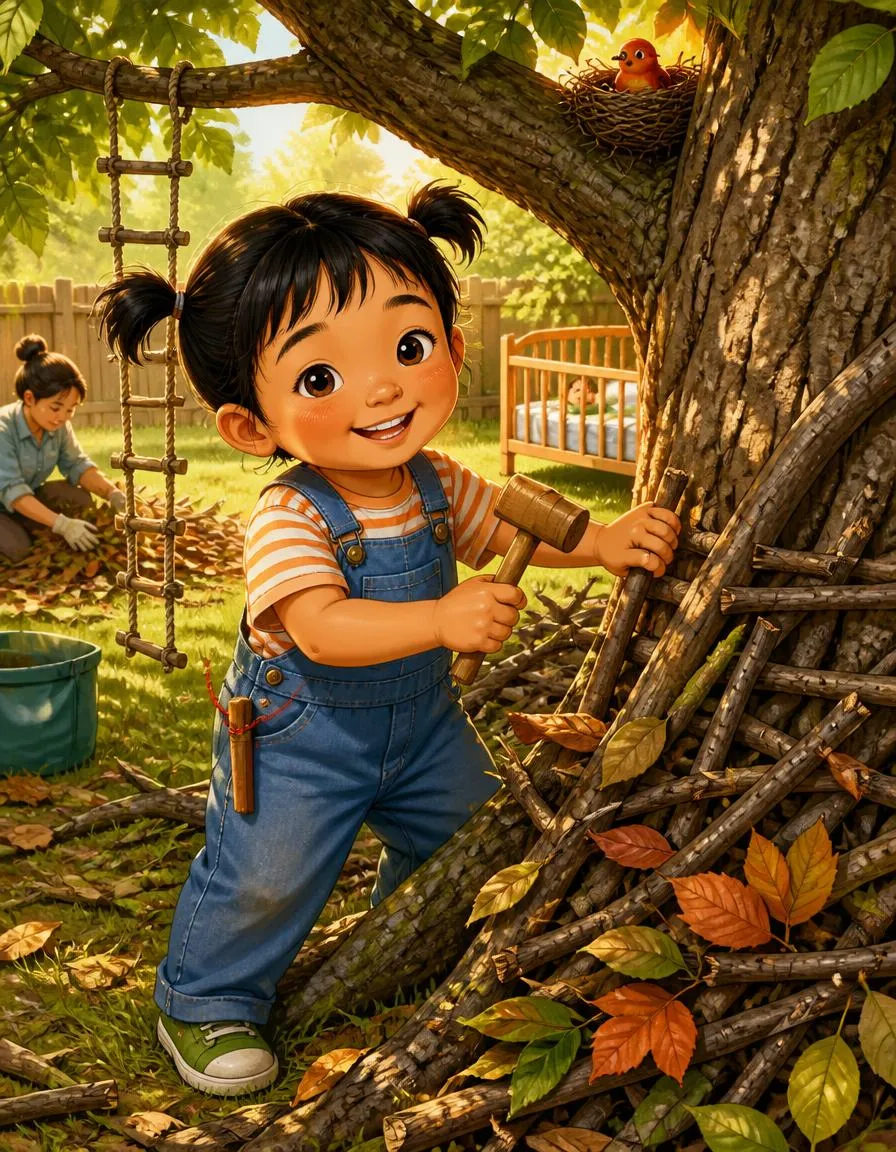 Page 3 of "Ravi's Secret Treehouse"