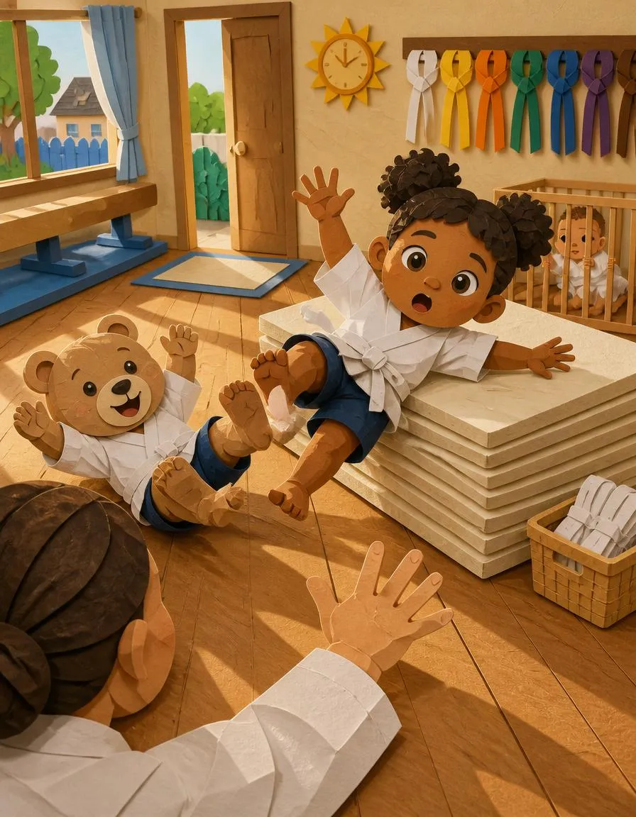 Page 3 of "Ravi's First White Belt"