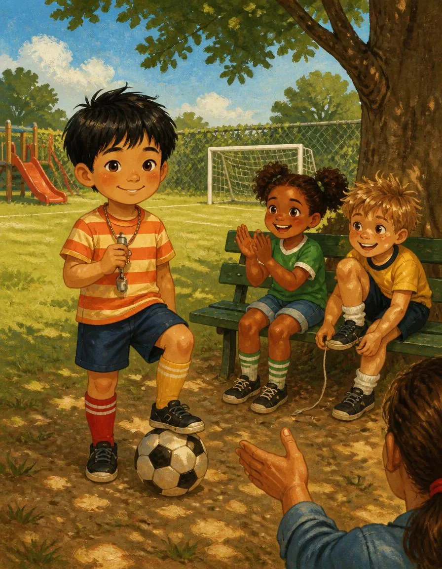 Page 2 of "Kai's Great Playground Save"