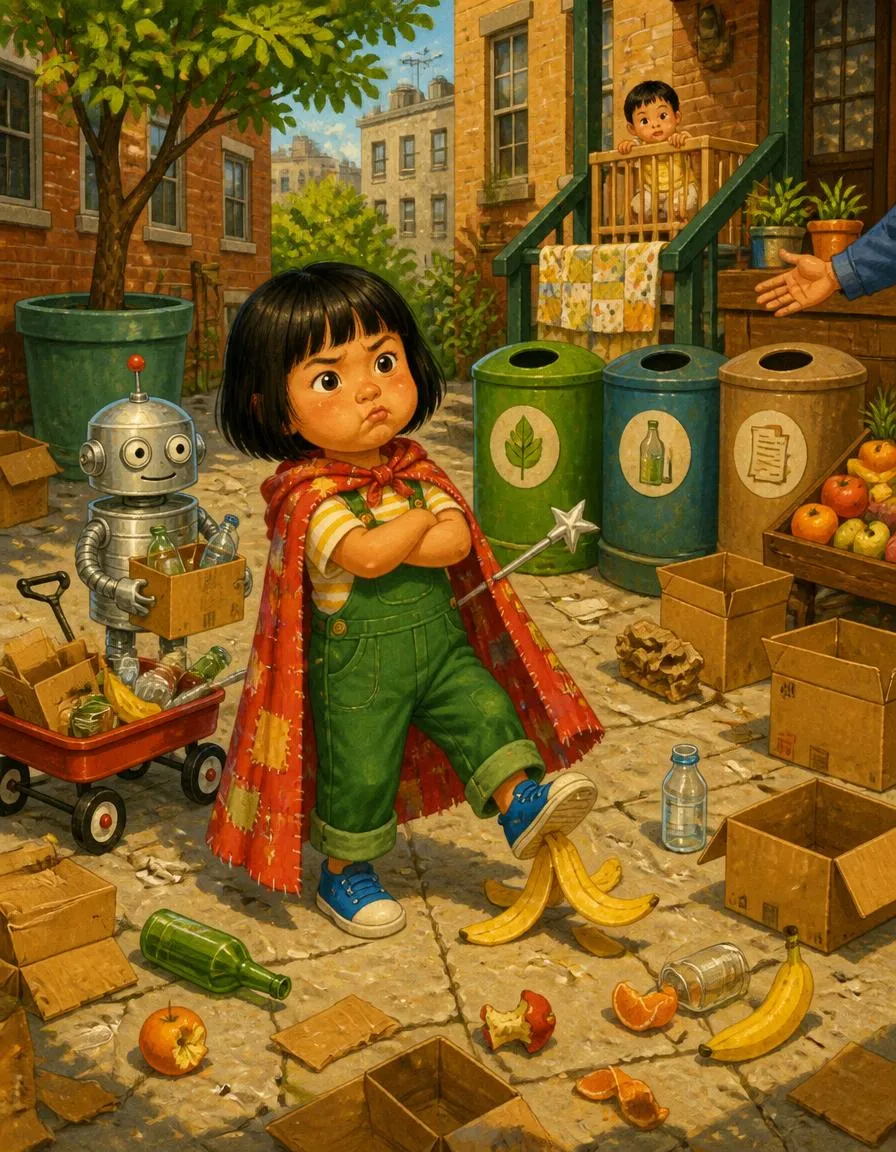 Page 1 of "Hiro's Recycled City"