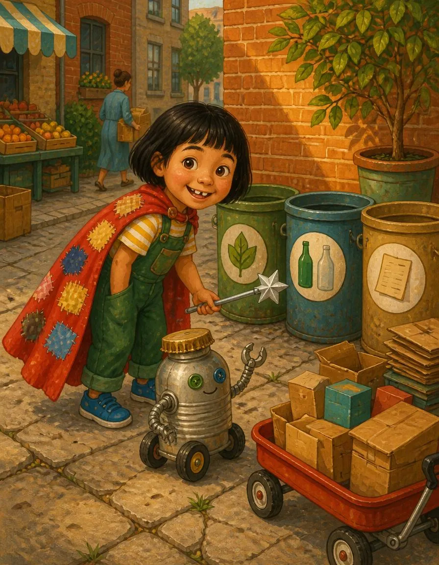 Page 2 of "Hiro's Recycled City"