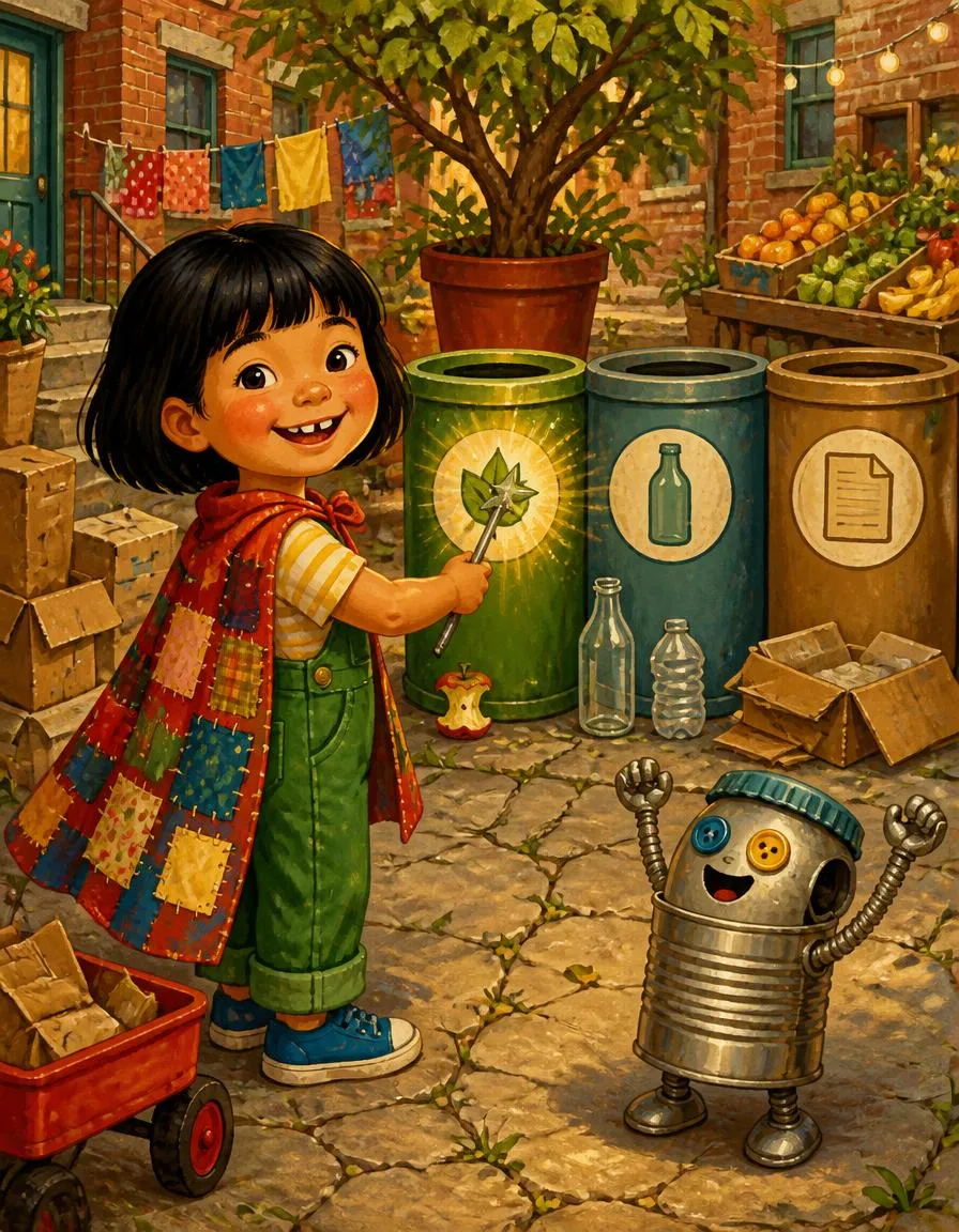 Page 3 of "Hiro's Recycled City"