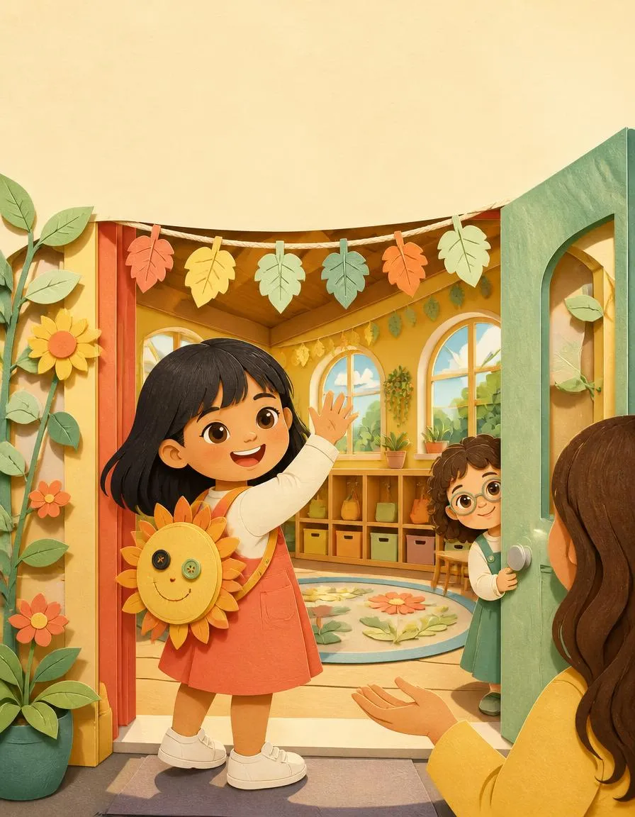 The cover of "Mei and the Big Brave Morning"
