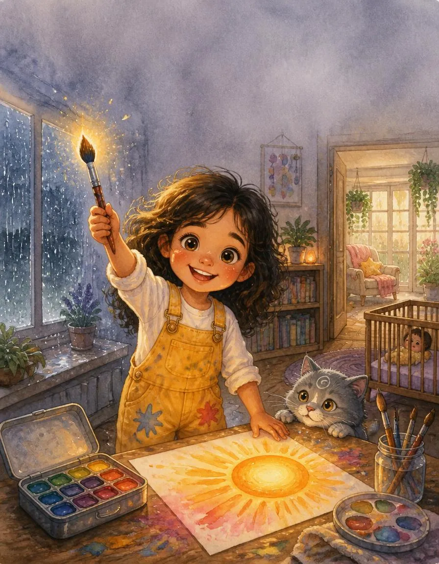 La copertina di «Giulia e il pennello del sole»