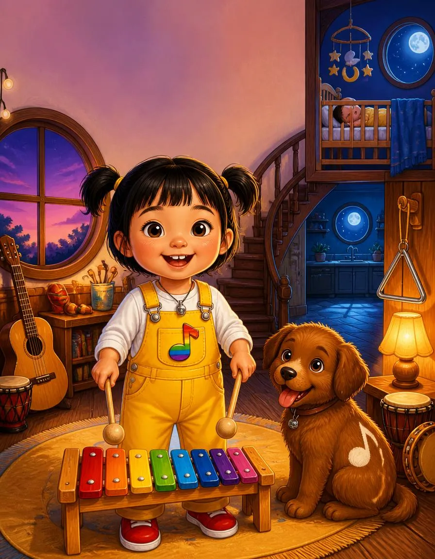 The cover of "Lin's Magic Melody"