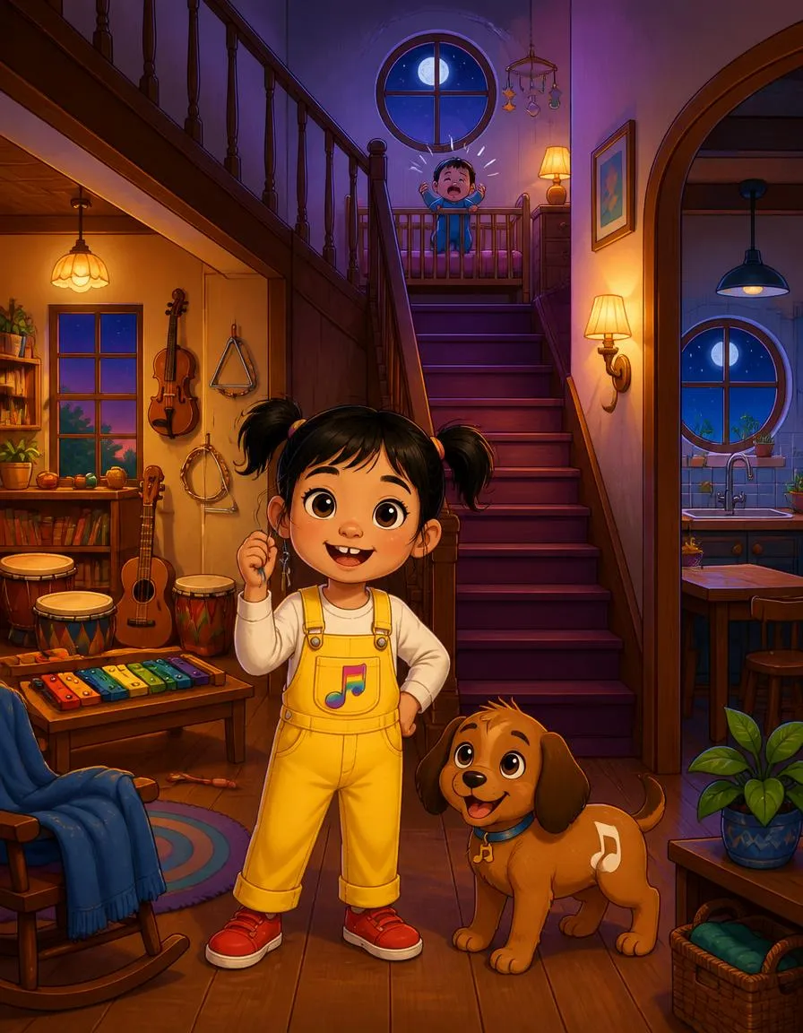 Page 1 of "Lin's Magic Melody"