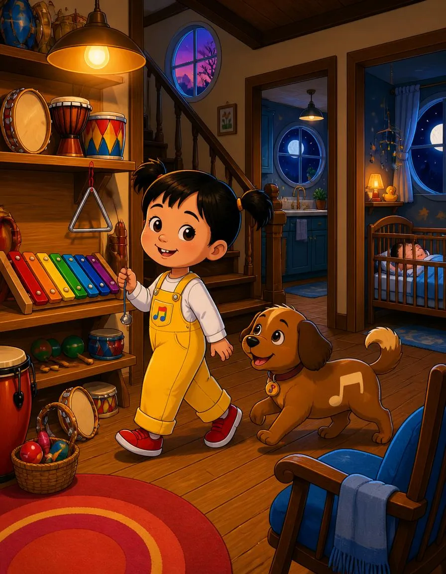 Page 2 of "Lin's Magic Melody"
