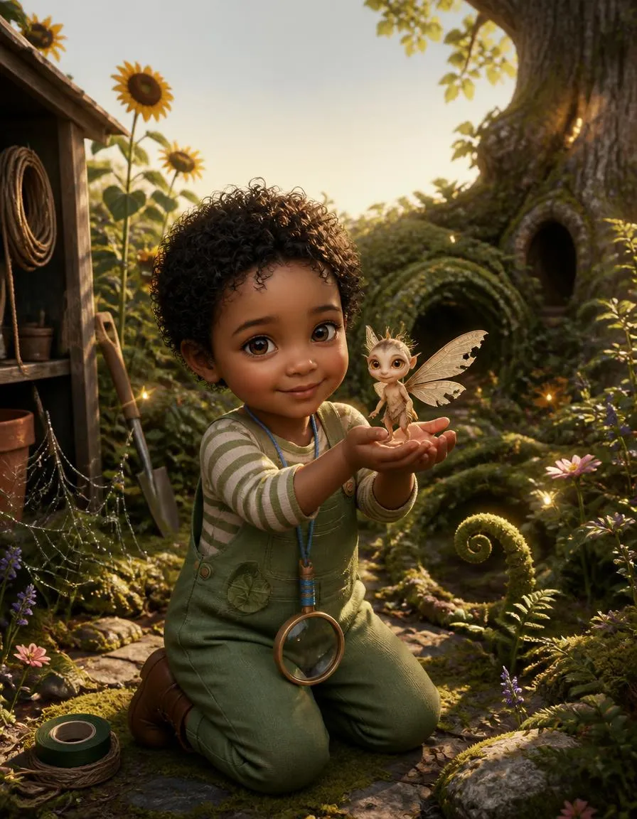 The cover of "Aisha and the Forest Fairy's Broken Wing"