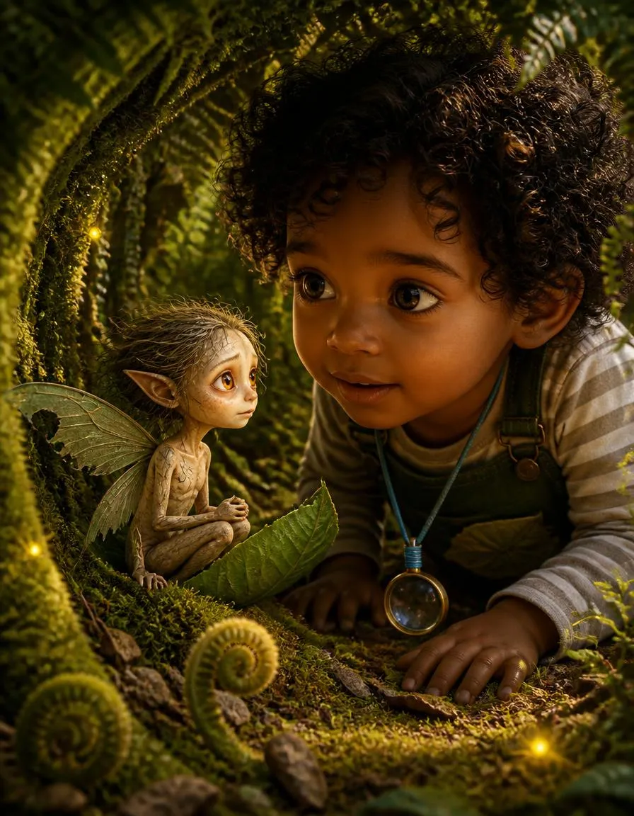Page 2 of "Aisha and the Forest Fairy's Broken Wing"