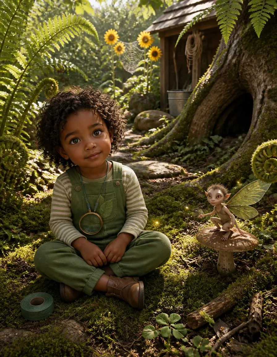 Page 3 of "Aisha and the Forest Fairy's Broken Wing"