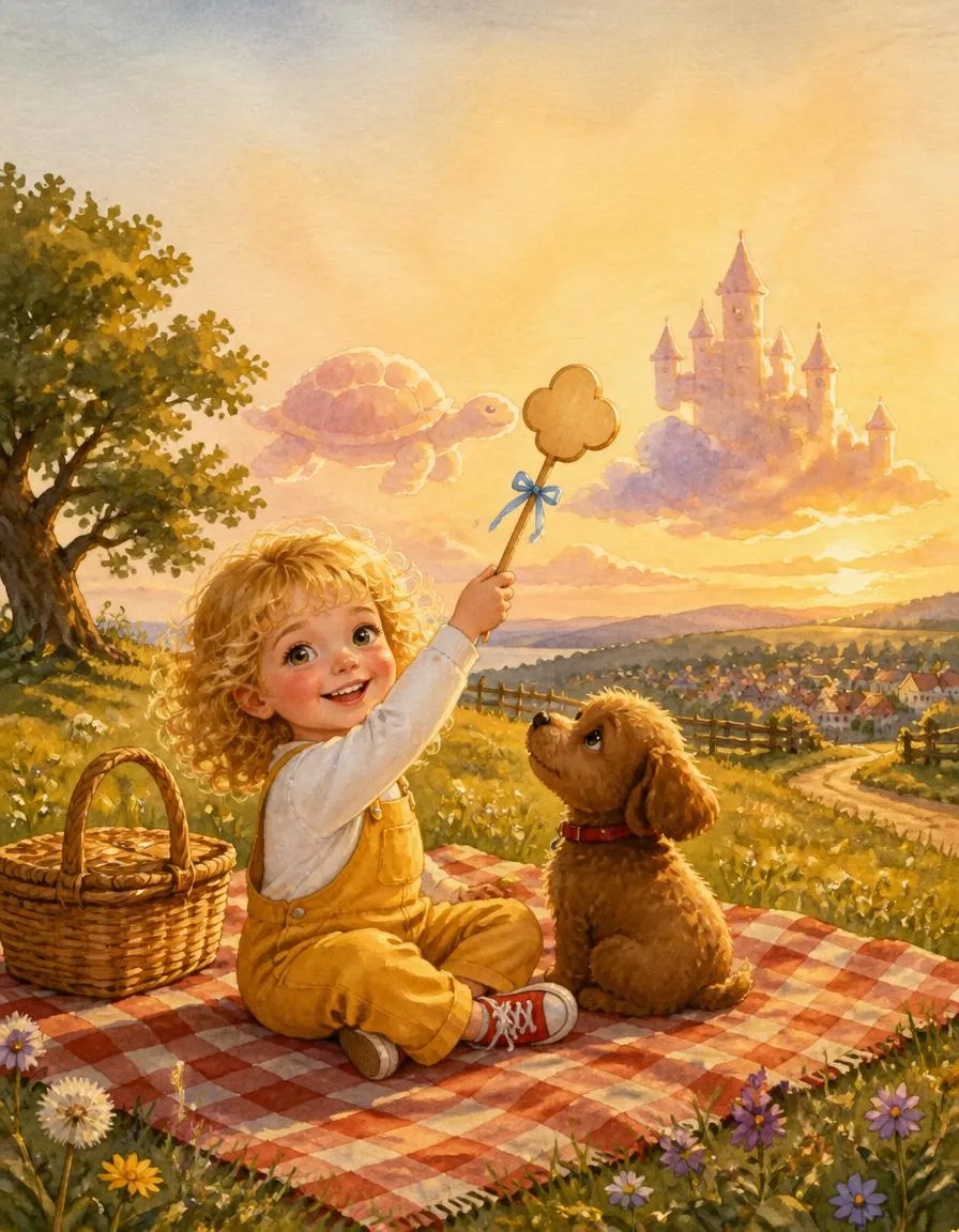 The cover of "Emma's Cloud Sculptor of Sunset Hill"