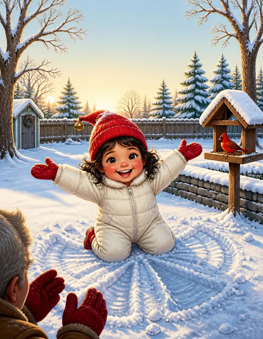 The cover of "Yuki's Snow Day Village of Kindness"
