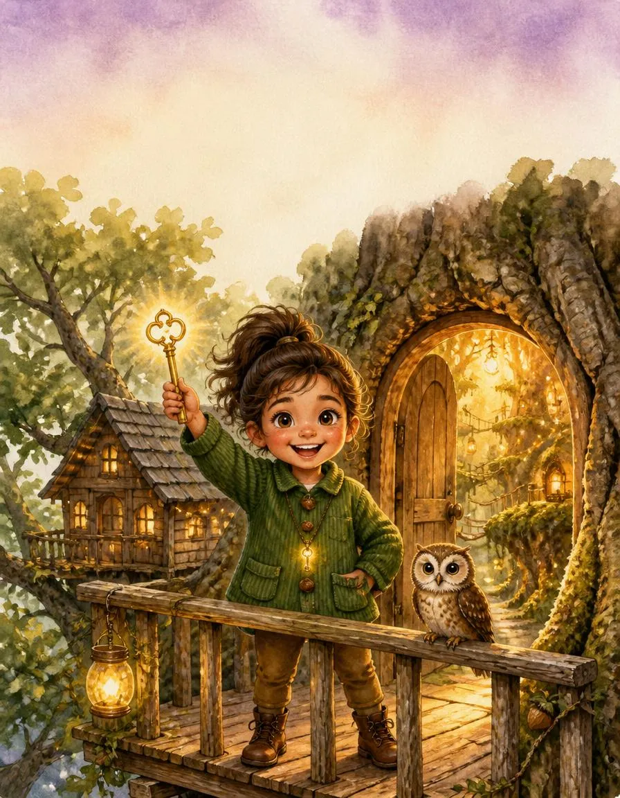 Das Cover von „Elias und der Schlüssel zum Flüsterwald“