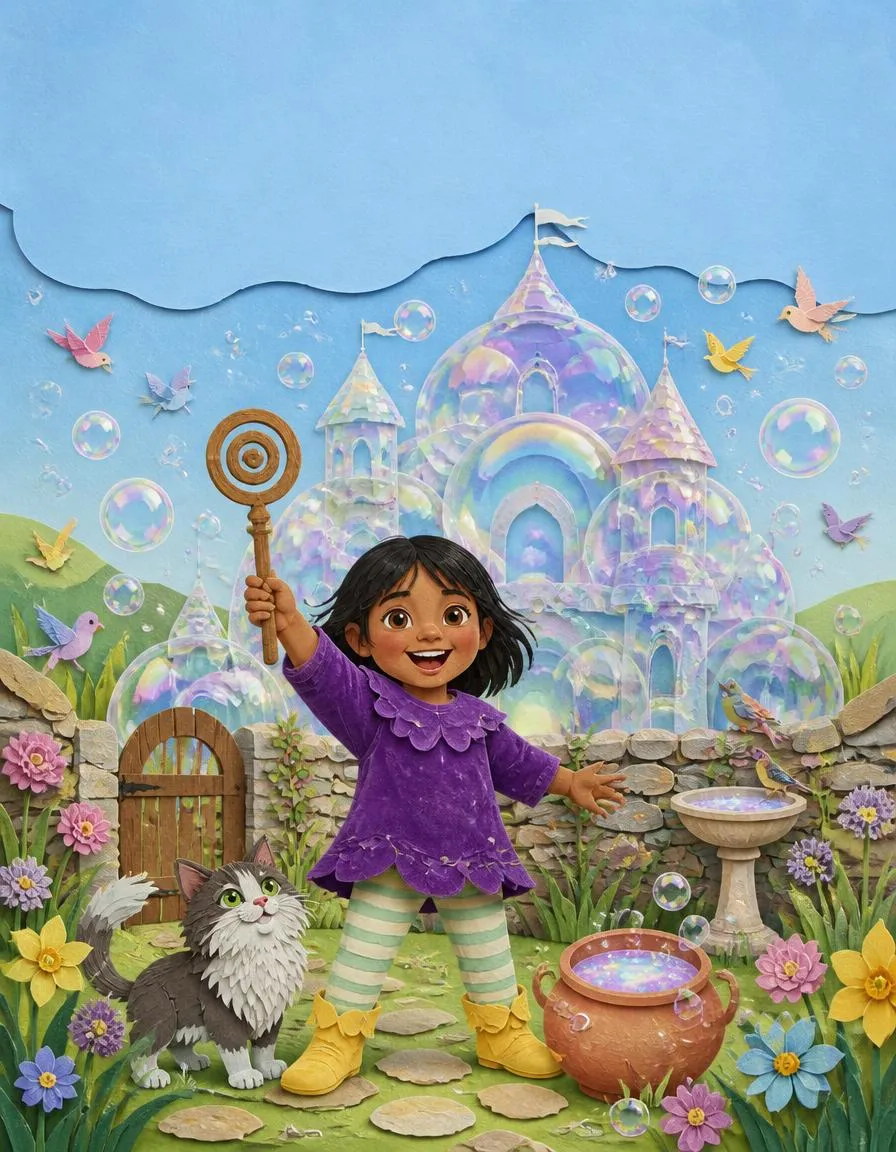 La copertina di «Gabriele e il Castello di Bolle Fluttuante»
