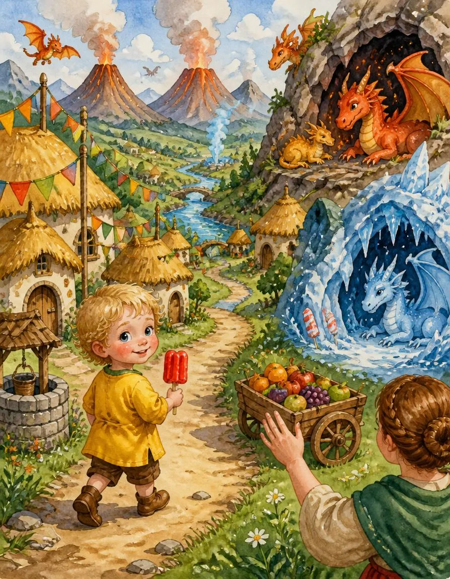 Pagina 1 di "Gabriele e la sorpresa gelata di Brinello"