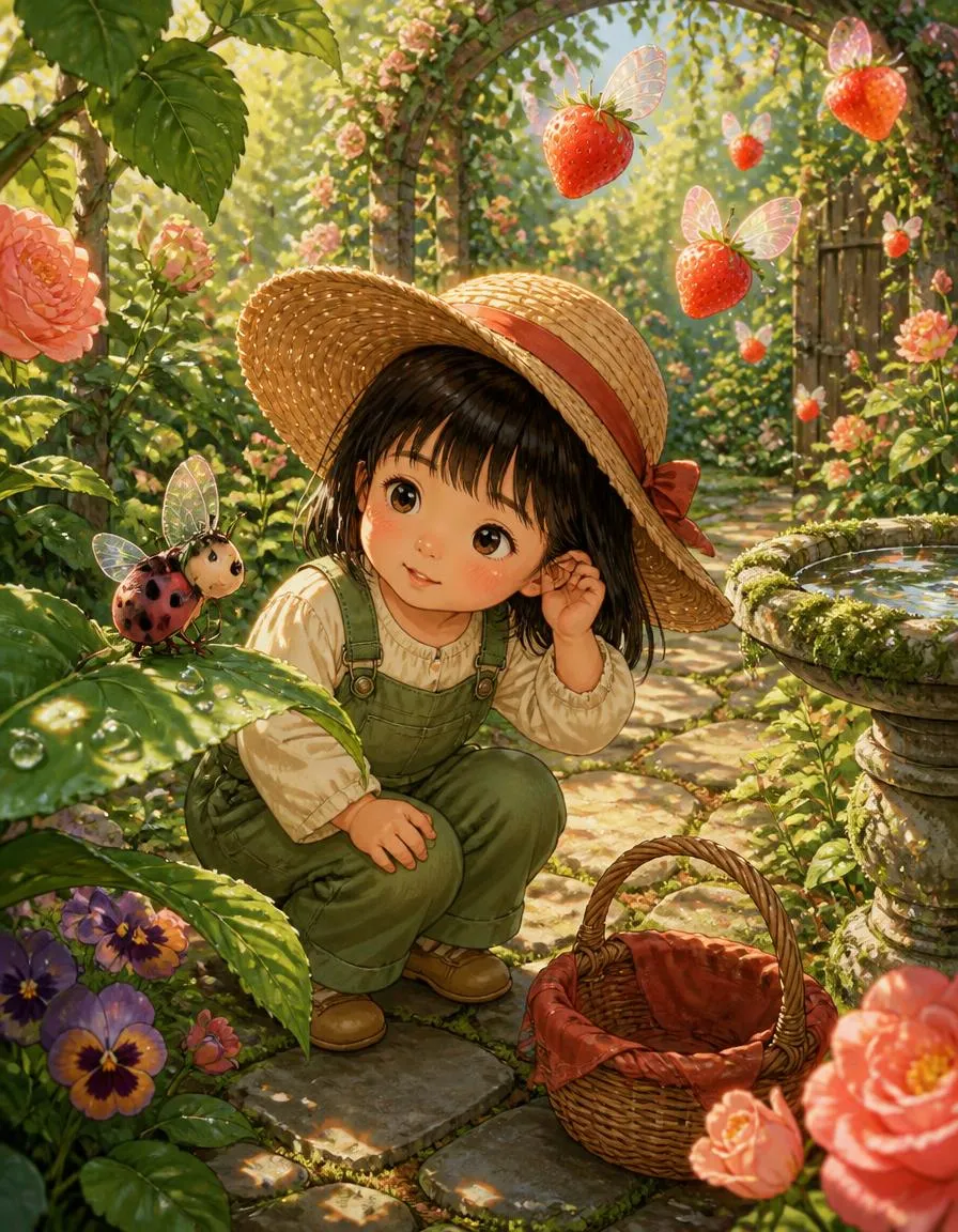 Página 3 de "Emma y el jardín de las fresas voladoras"