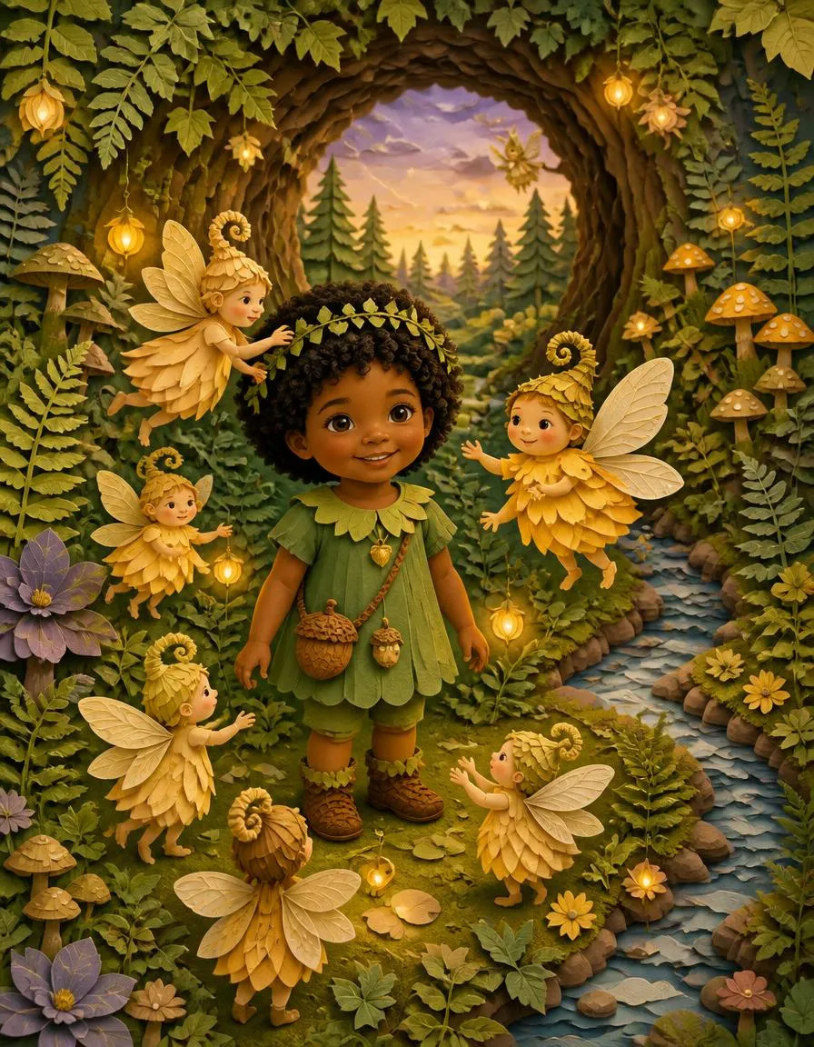 Page 1 of "Priya and the Living Crown"