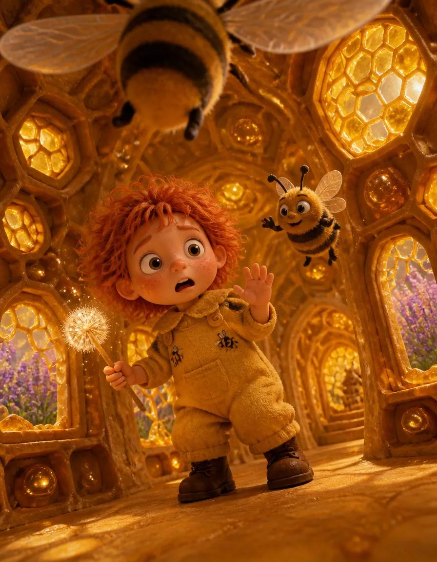 Seite 3 von „Clara und der Bernsteinpalast der Bienenkönigin“