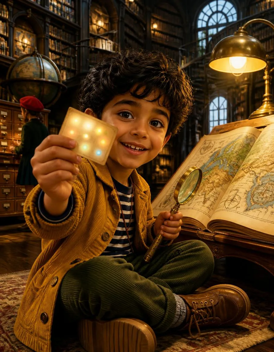 Page 2 of "Malik and the Whispering Cipher of the Library"