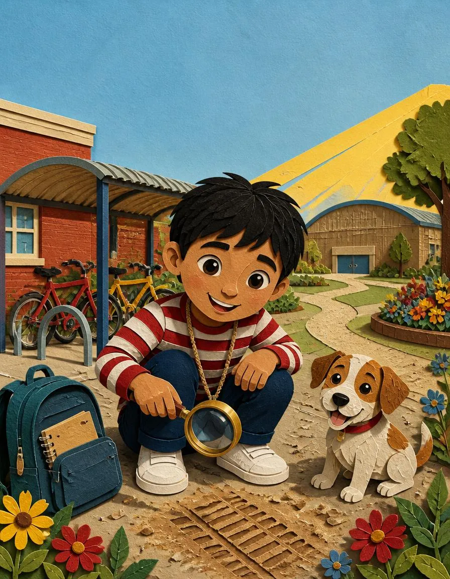 The cover of "Mateo and the Case of the Chipped Tooth Tire"