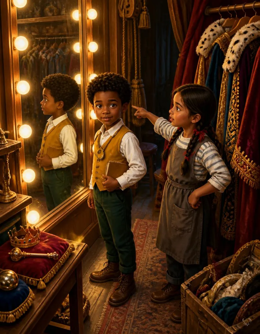 Page 3 of "Arjun and the Backstage Prop Sleuth"