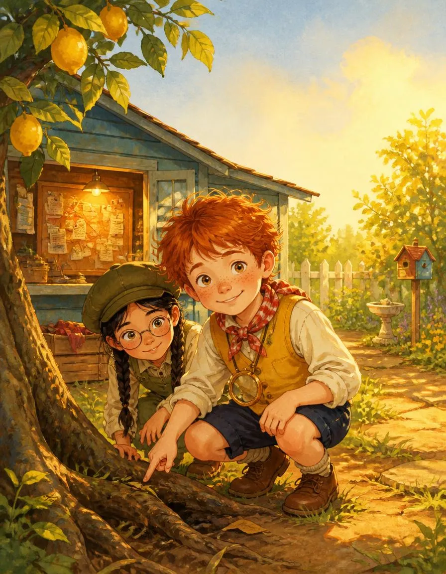 The cover of "Eli and the Secret Message in the Lemon Juice"