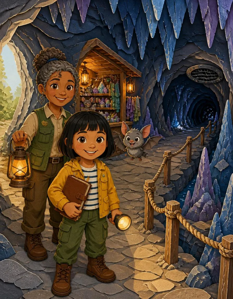 Page 1 of "Sami and the Whispering Cave Echo"