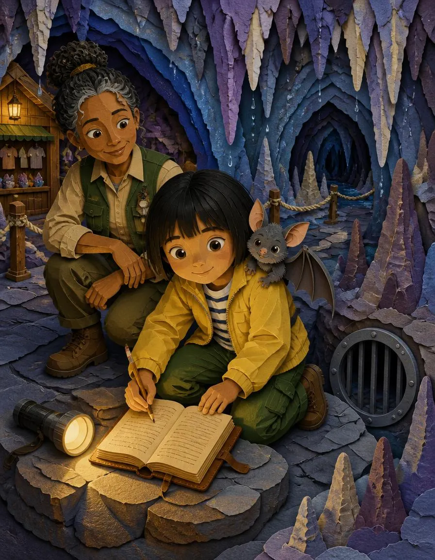Page 2 of "Sami and the Whispering Cave Echo"