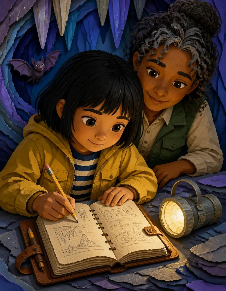 Page 3 of "Sami and the Whispering Cave Echo"