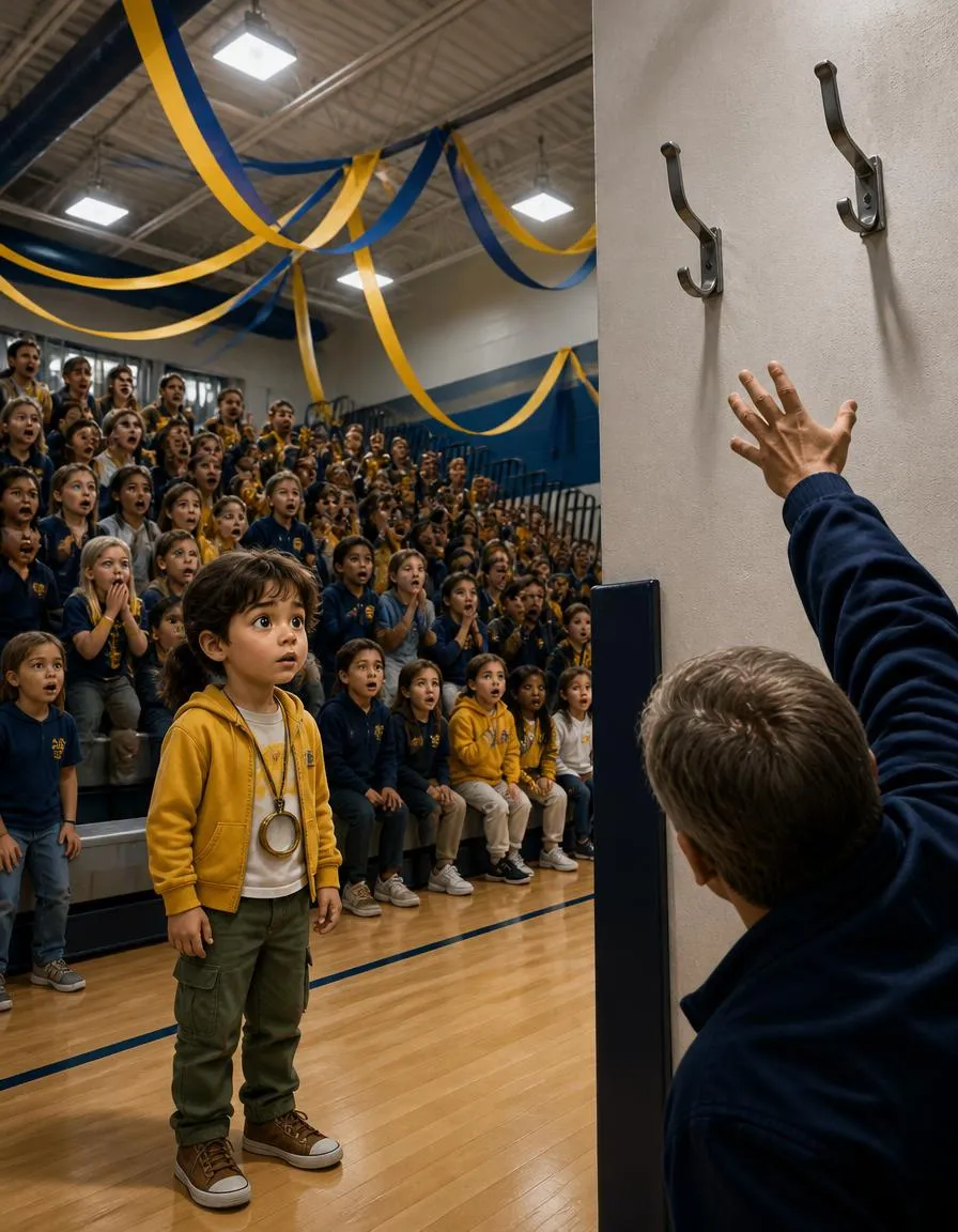 Page 1 of "Sami and the Case of the Missing Mascot Banner"