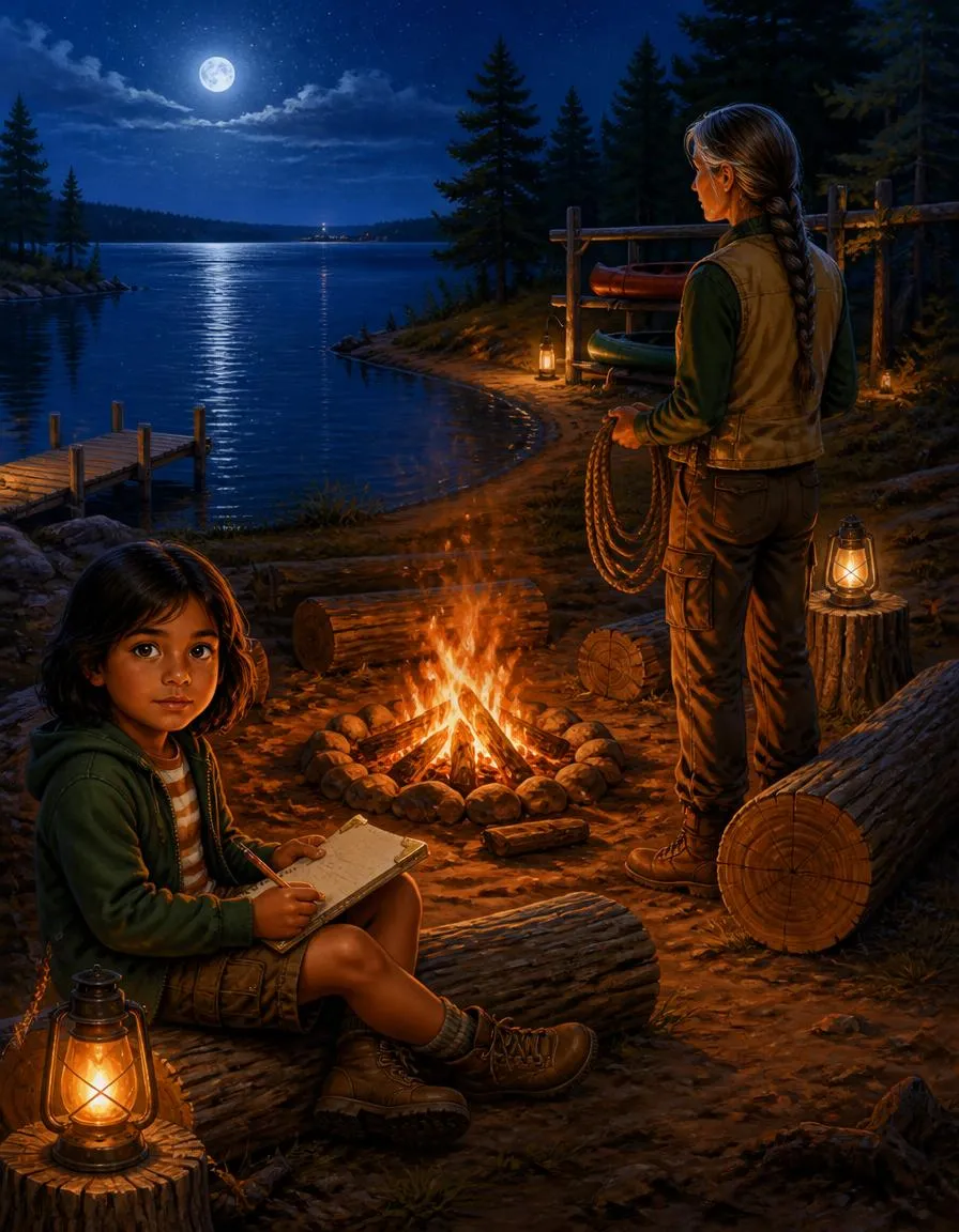 Page 1 of "Diego and the Lakeside Light Code"
