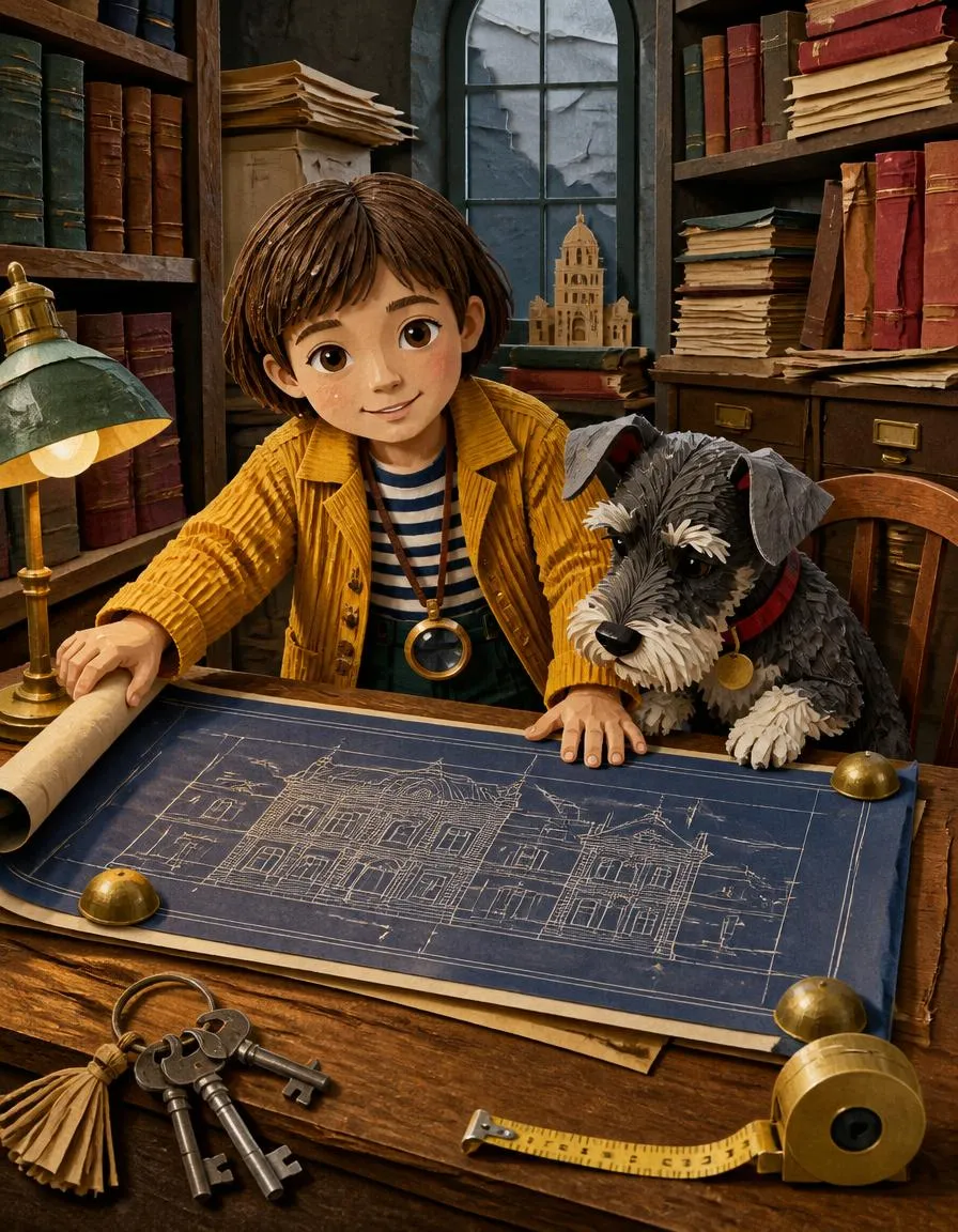 Page 1 of "Ben and the Secret Chamber of the Old Town Hall"