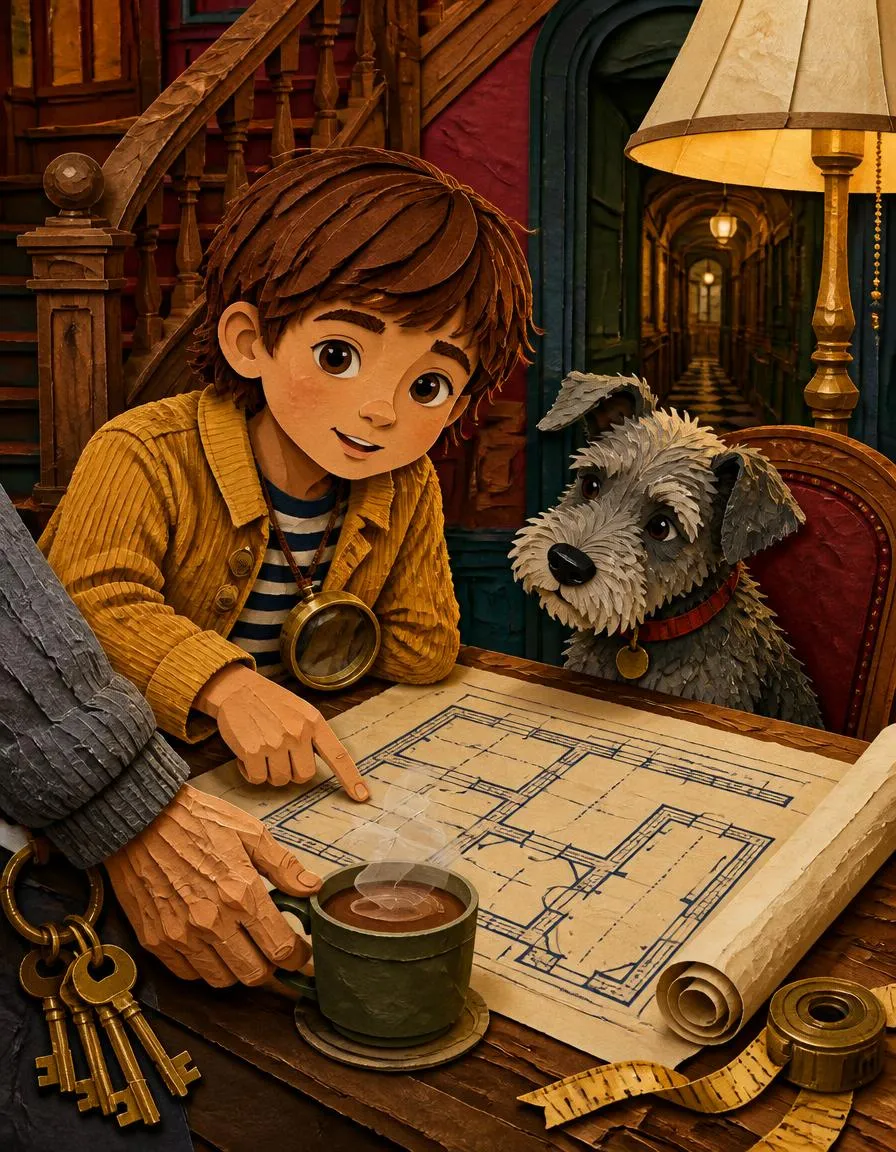 Page 2 of "Ben and the Secret Chamber of the Old Town Hall"