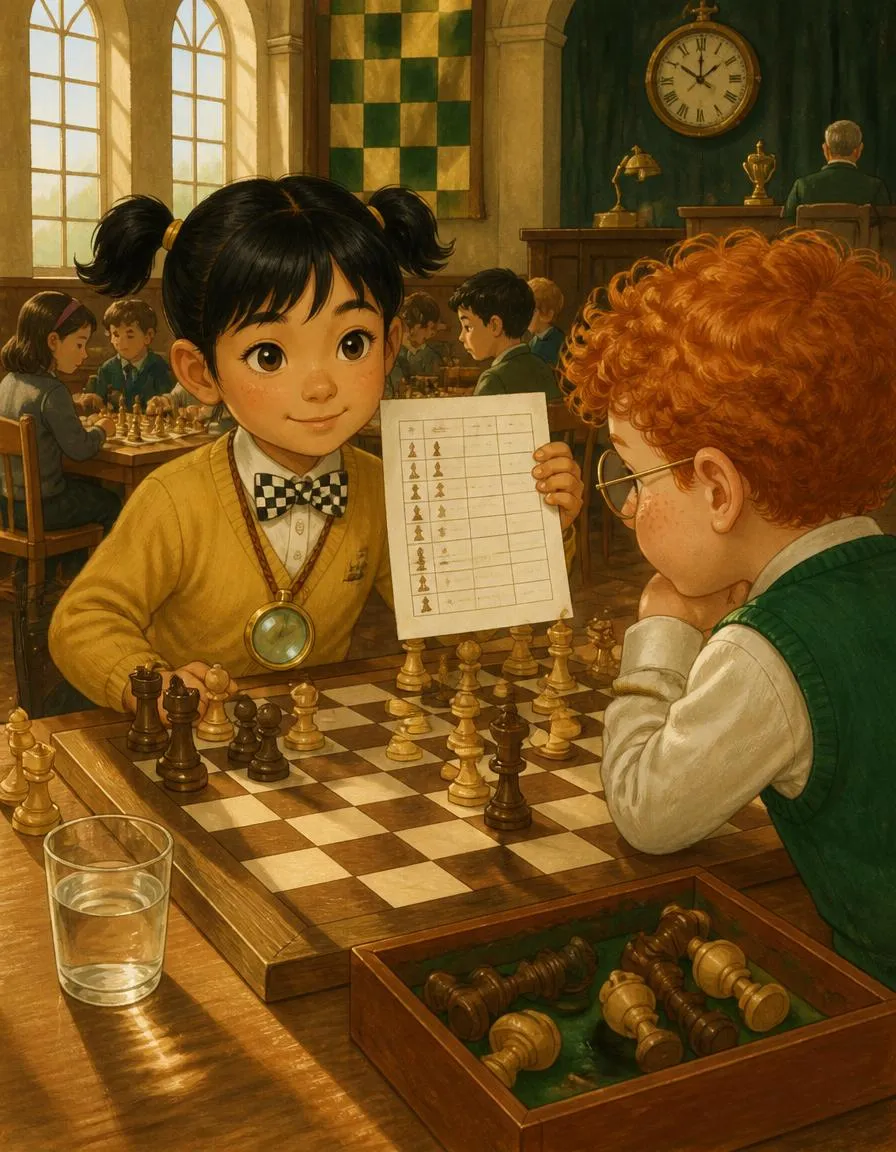 Page 2 of "Ravi and the Vanished Chess Queen"