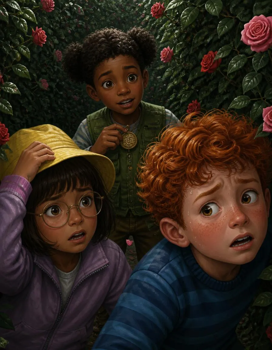 Page 3 of "Ravi and the Rose Maze Compass"
