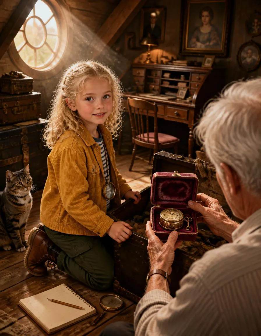 Page 1 of "Lily and the Musical Cipher of the Vintage Box"