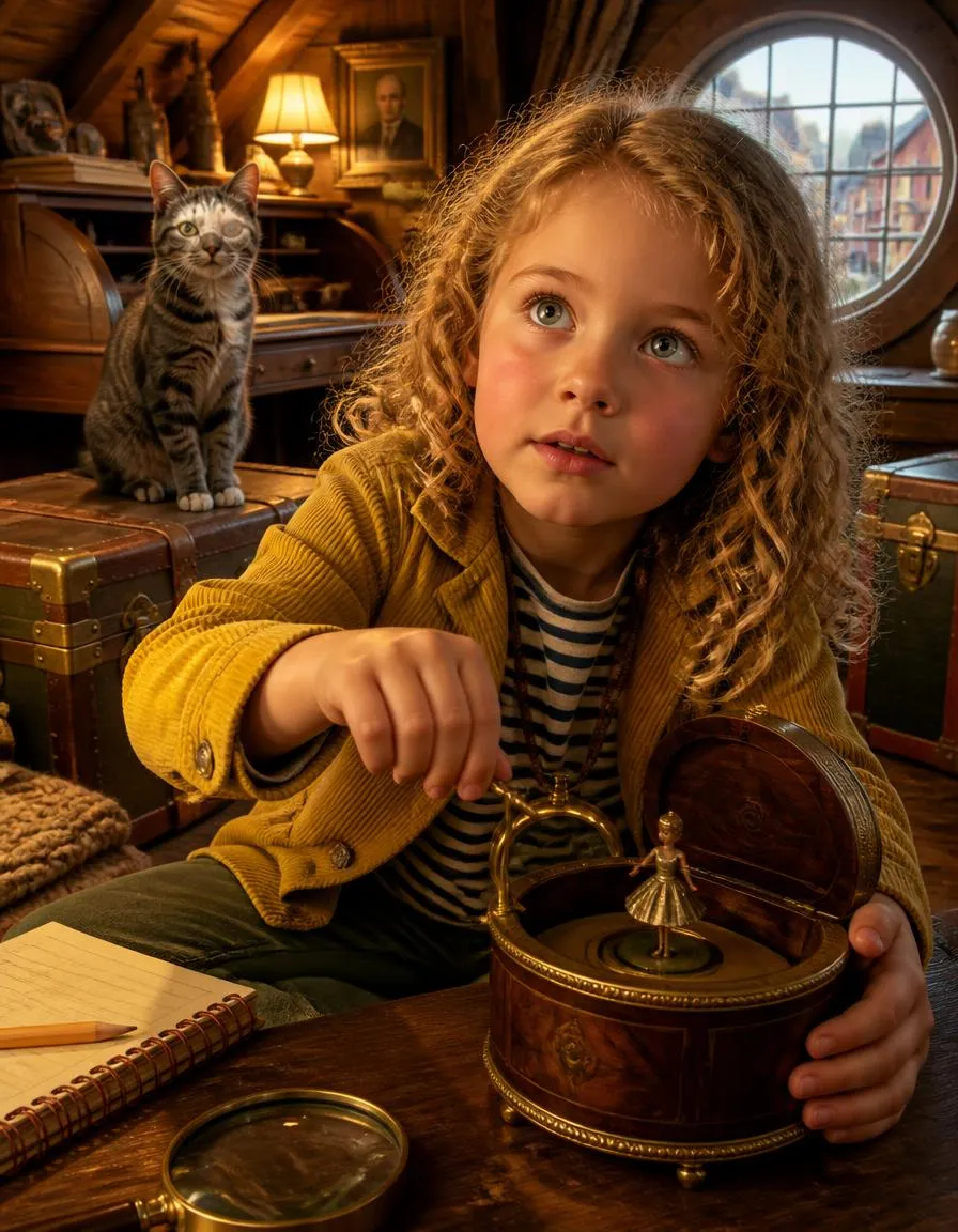 Page 2 of "Lily and the Musical Cipher of the Vintage Box"