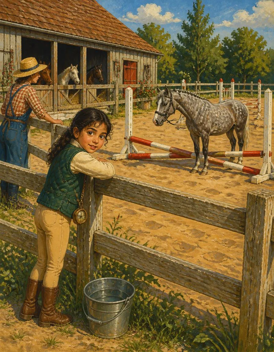 Seite 1 von „Mia und das Rätsel des Blauband-Ponys“