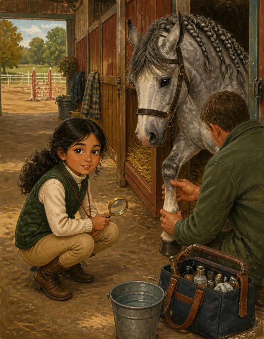 Seite 2 von „Mia und das Rätsel des Blauband-Ponys“