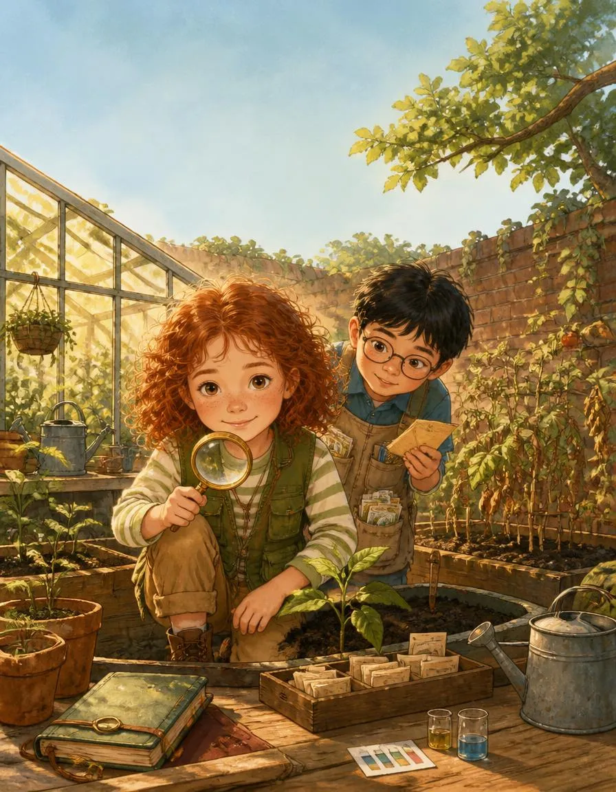 La copertina di «Ginevra e il mistero dei semi della serra»
