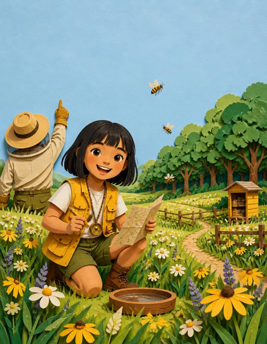The cover of "Sofia and the Beeline Map"