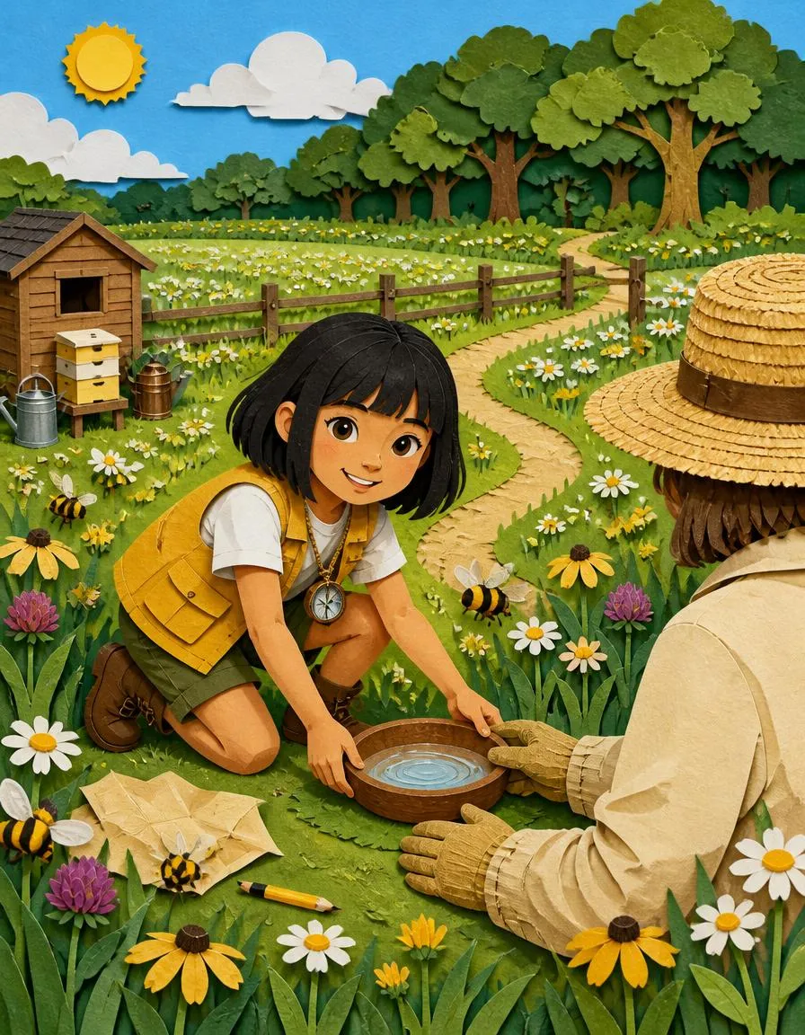 Page 1 of "Sofia and the Beeline Map"